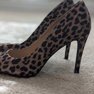 Cheetah Print ShoeDazzle Heels – Size 9 – Like New!